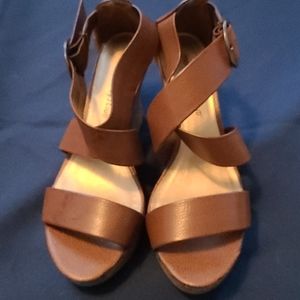 Brown Wedge Sandals